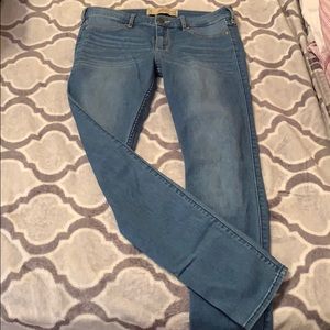 Hollister medium wash jean leggings